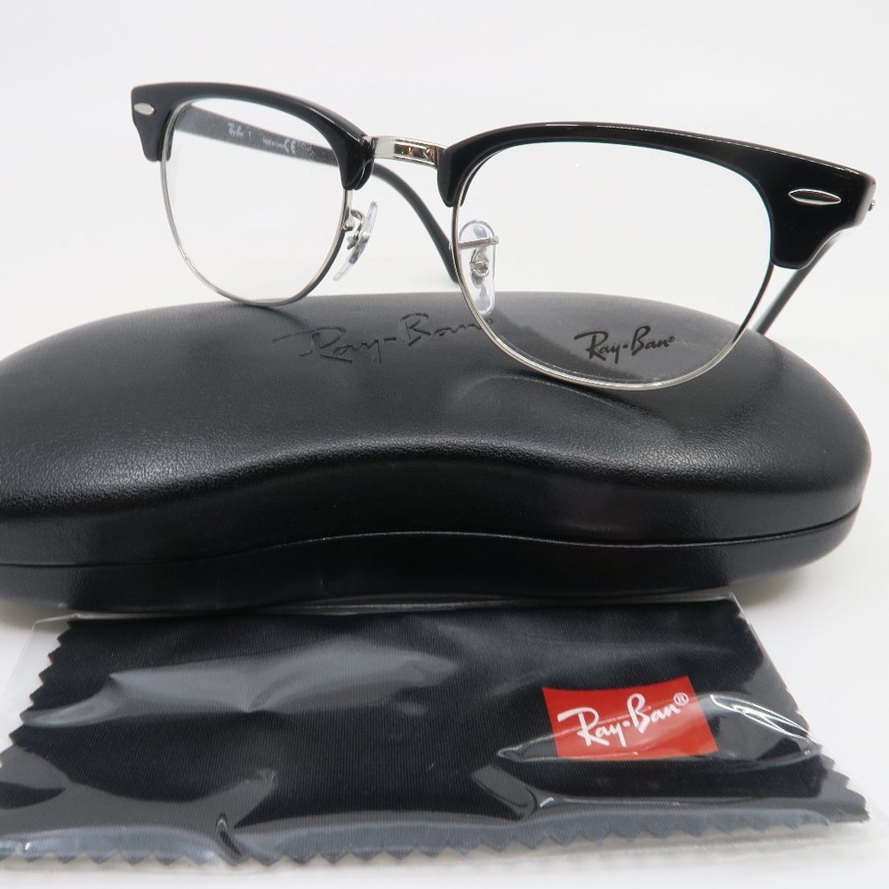 Ray-Ban RB 5154 2000 Clubmaster Black-Silver - Picture 1 of 7